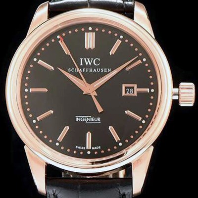 레플리카 [아이더블유씨] 남성용 인게뉴어 블랙 다이얼 오토매틱 무브먼트 IWC0252 vt 